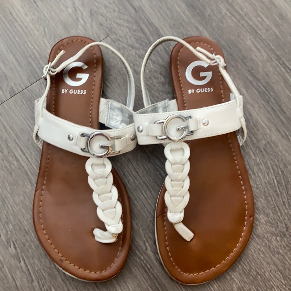 Guess white sandal
